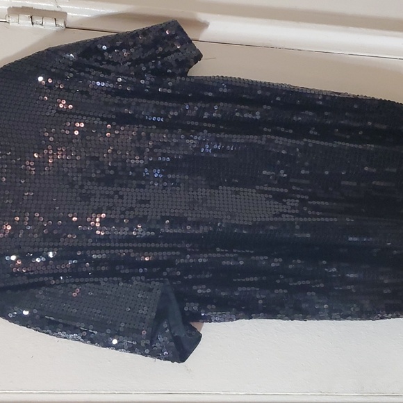 Fashion Nova Sequin Shirt Dress - Picture 4 of 4